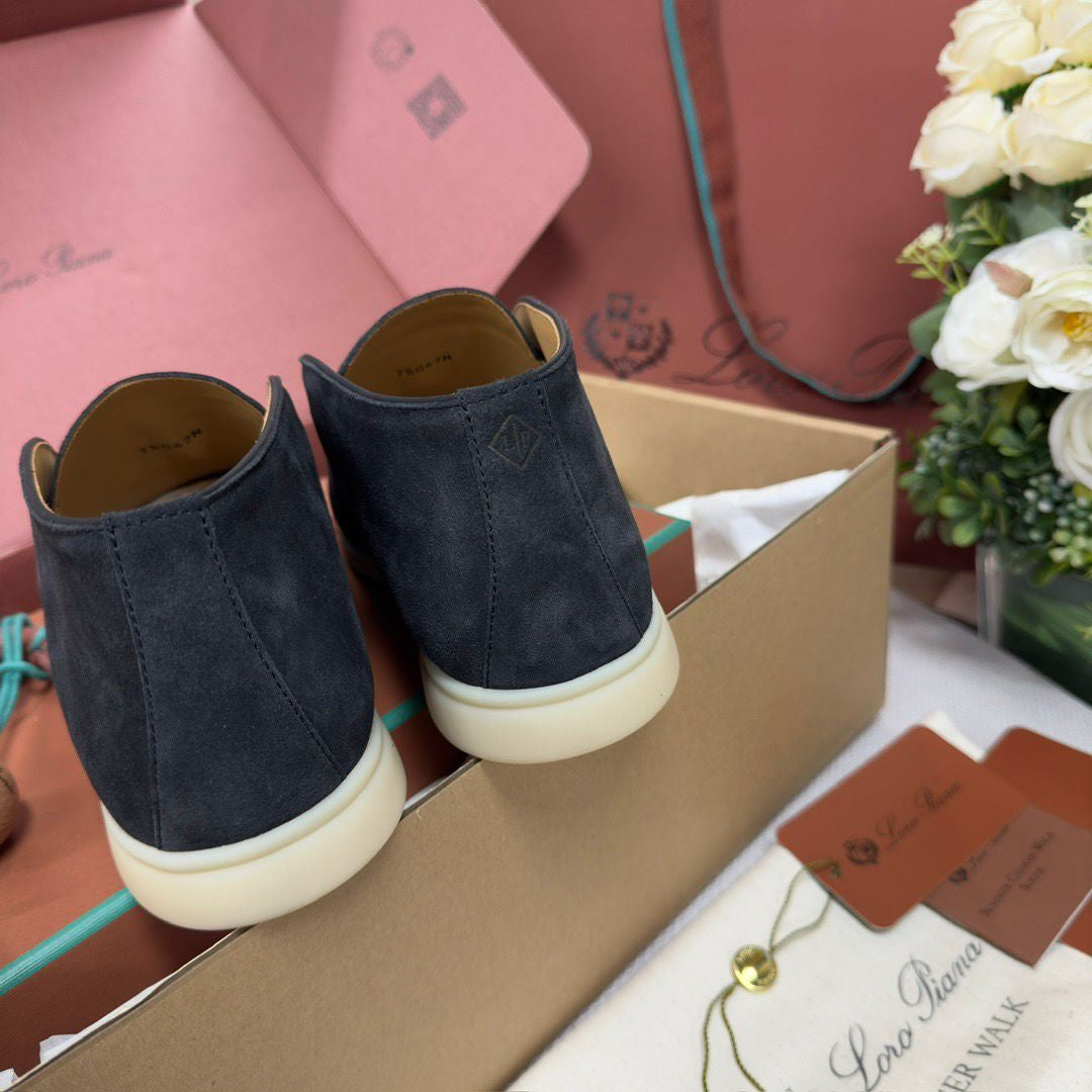 BOTTINES LORO PIANA HOMME MARINE