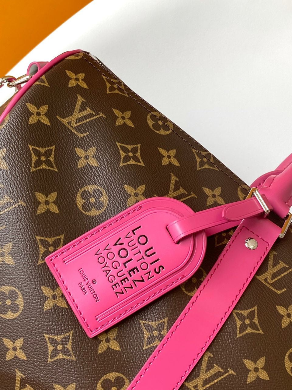 Sac Louis Vuitton Keepall Rose