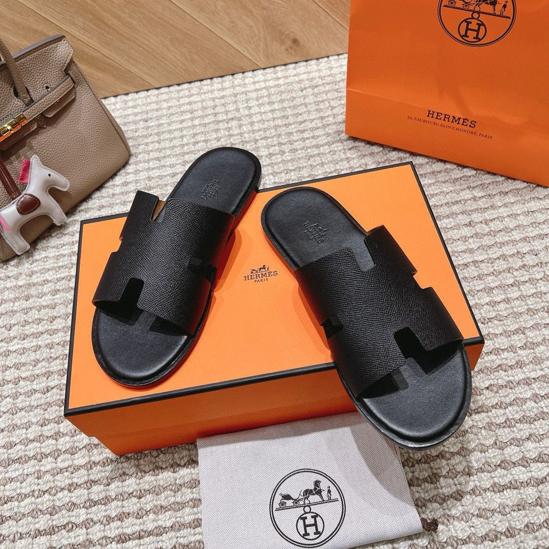 SANDALES HERMES IZMIR NOIR