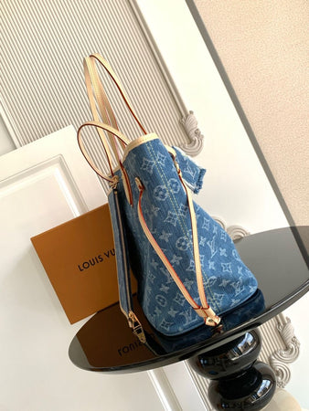 Sac Louis Vuitton Neverfull Denim