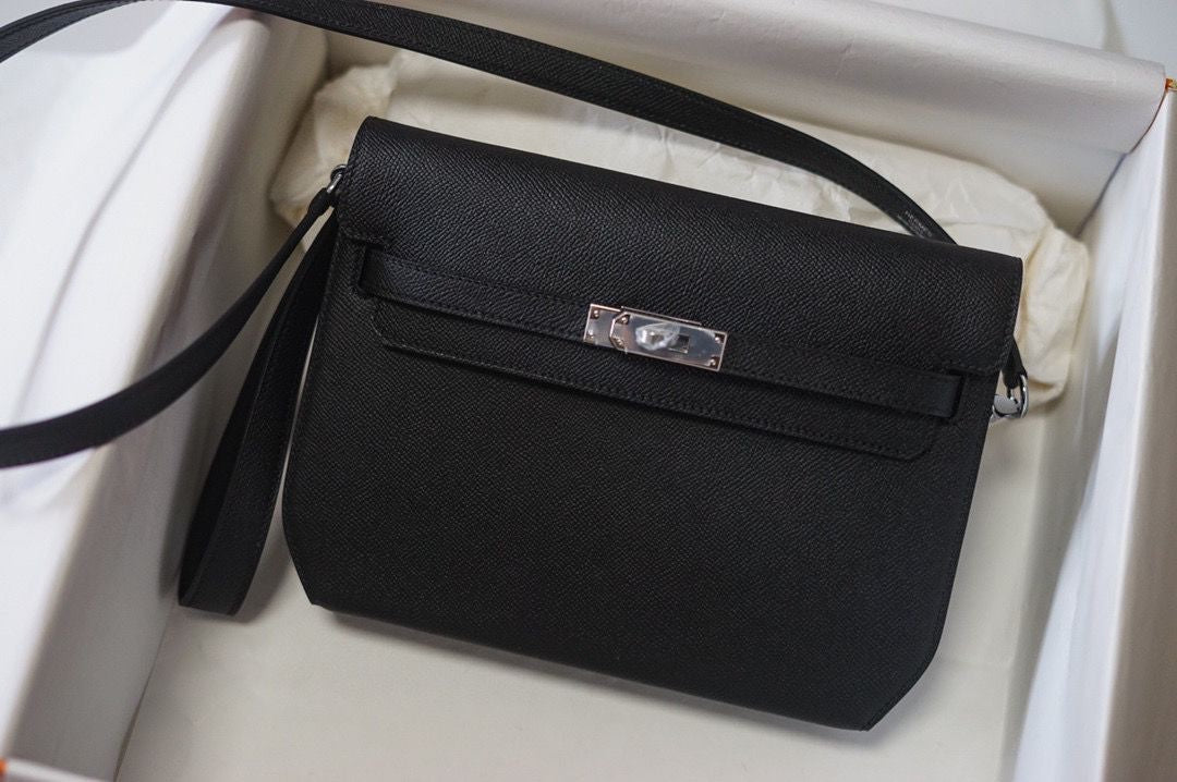SACOCHE HERMÈS KELLY DÉPÊCHES NOIR