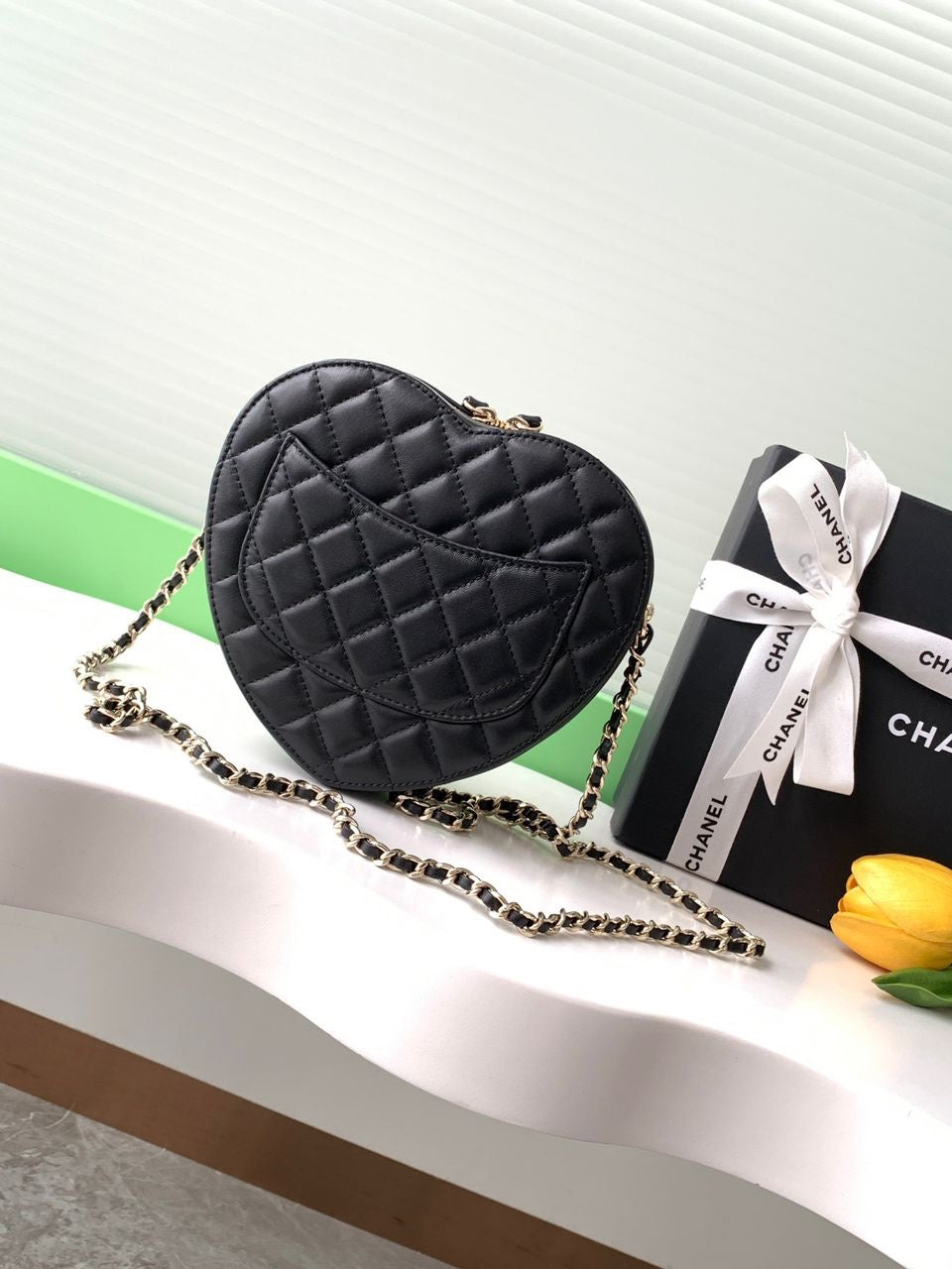Sac Chanel Cœur Noir
