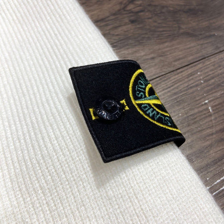 PULL STONE ISLAND BLANC