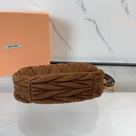 Sac A Main Miu Miu Daim Marron