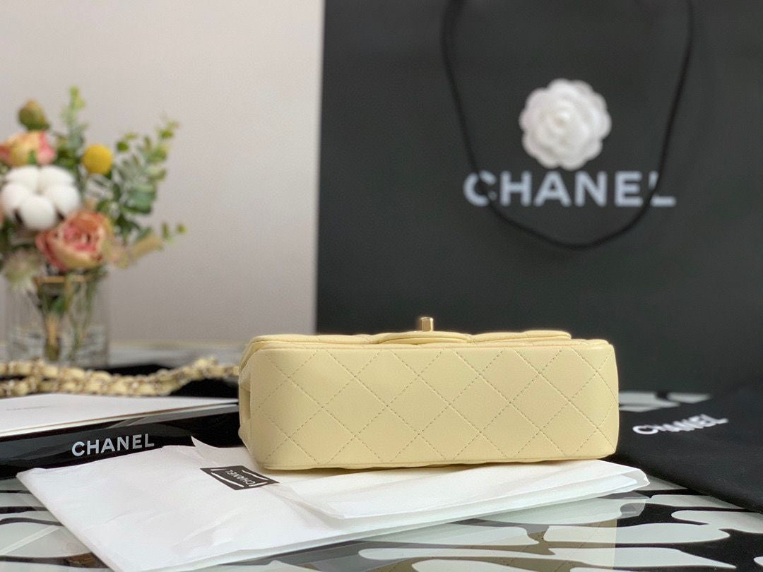 Sac Chanel Mini Beige Jaune