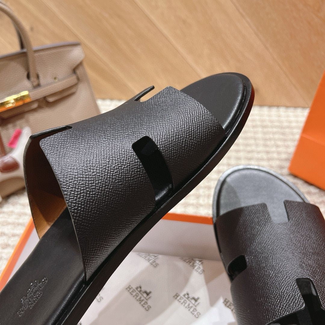 SANDALES HERMES IZMIR NOIR