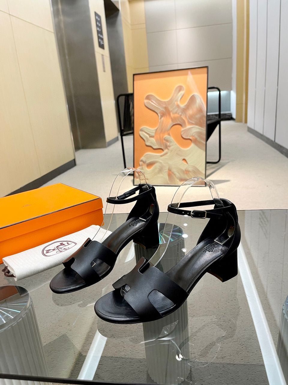 Talons Sandales Hermes Encens 50