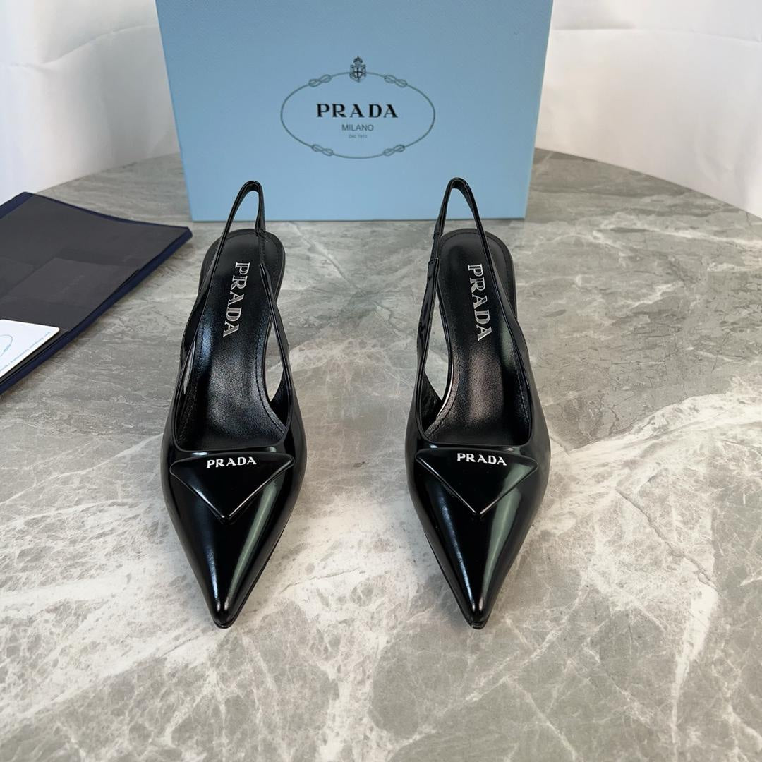 Escarpins Prada Noir Glossy