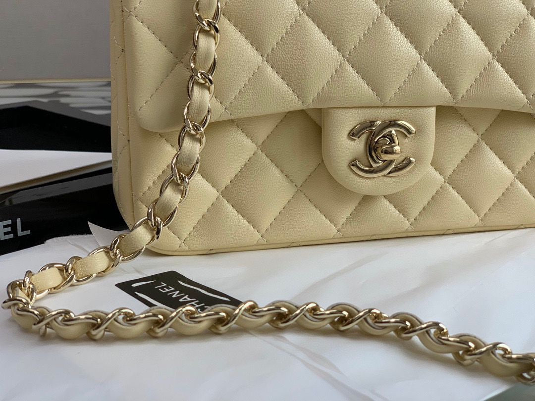 Sac Chanel Mini Beige Jaune