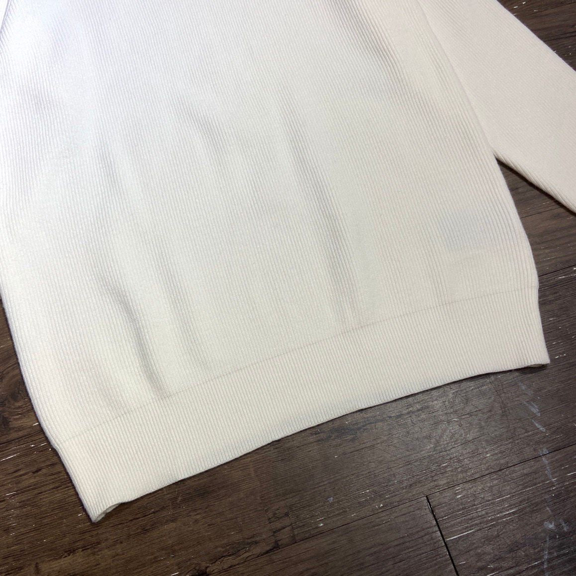 PULL STONE ISLAND BLANC