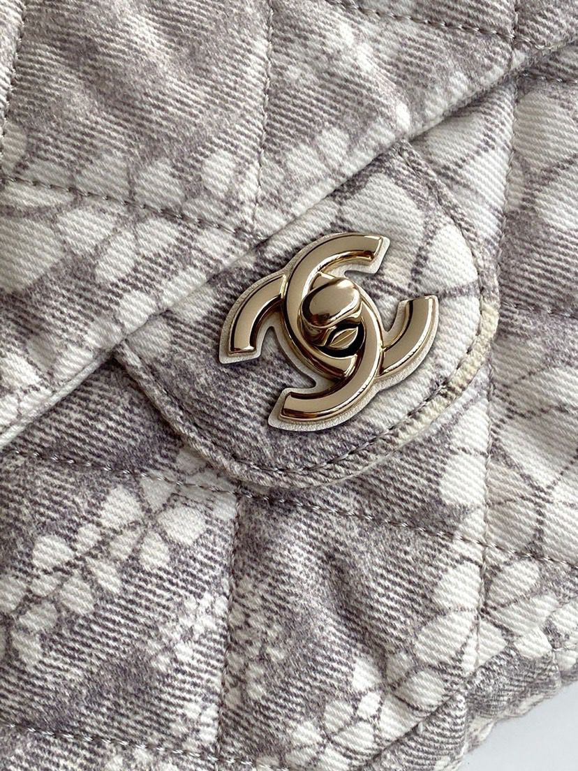 Sac Chanel Blanc Gris