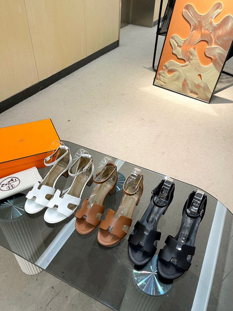 Talons Sandales Hermes Encens 50