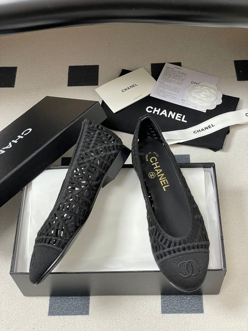 Ballerines Chanel Noir
