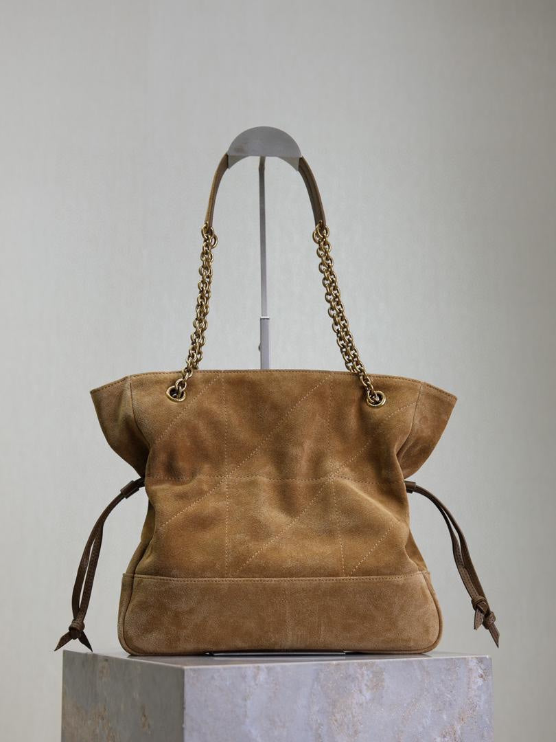 Sac A Main Yves Saint Laurent Daim Beige