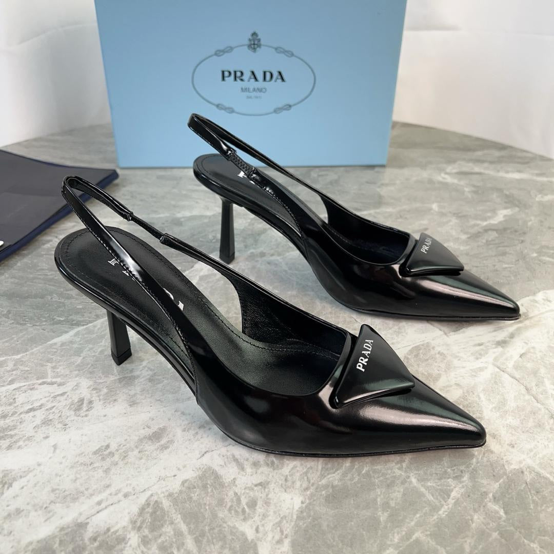 Escarpins Prada Noir Glossy