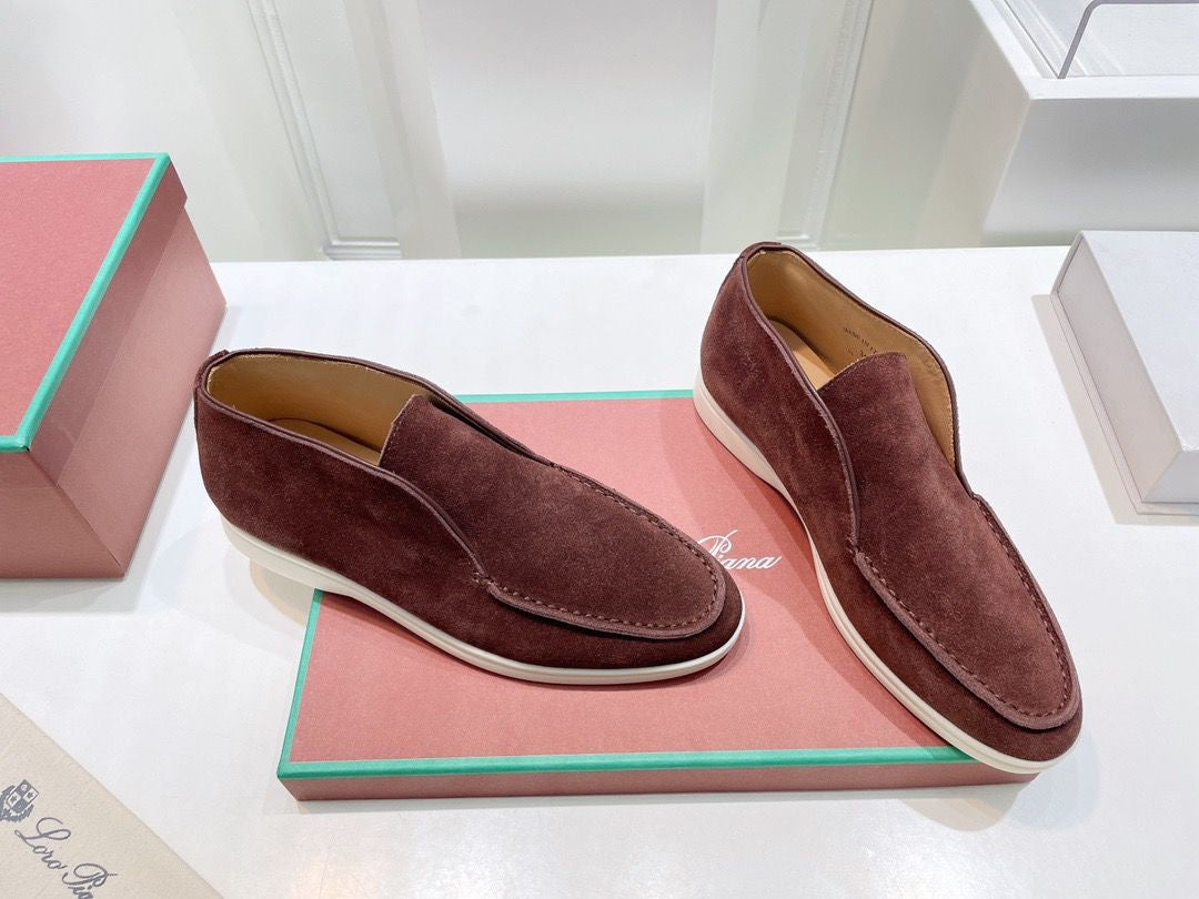 BOTTINES LORO PIANA HOMME MARRON