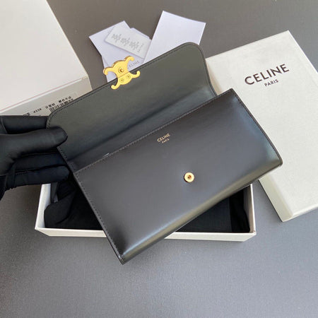 Grand Portefeuille Céline Triomphe Noir