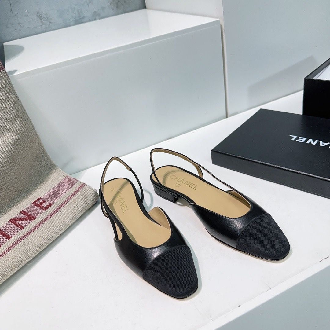 Slingback Chanel Noir