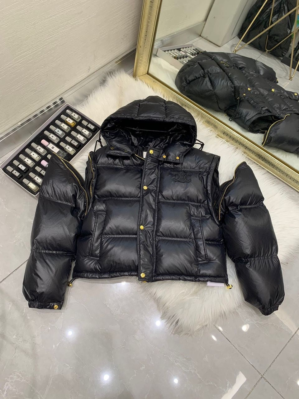Doudoune Céline Noir Femme