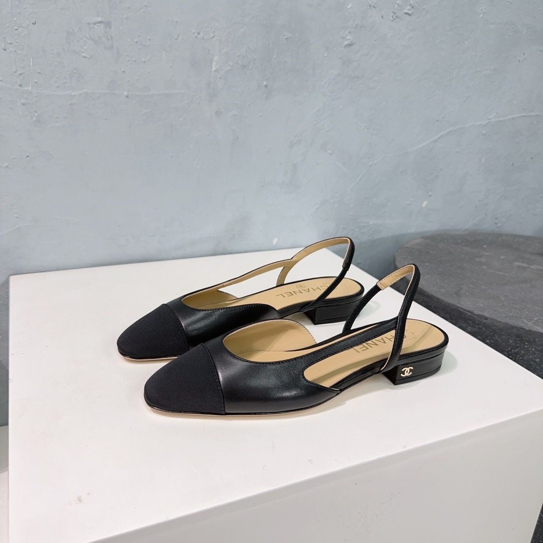 Slingback Chanel Noir
