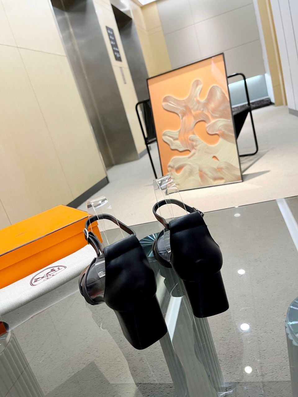 Talons Sandales Hermes Encens 50