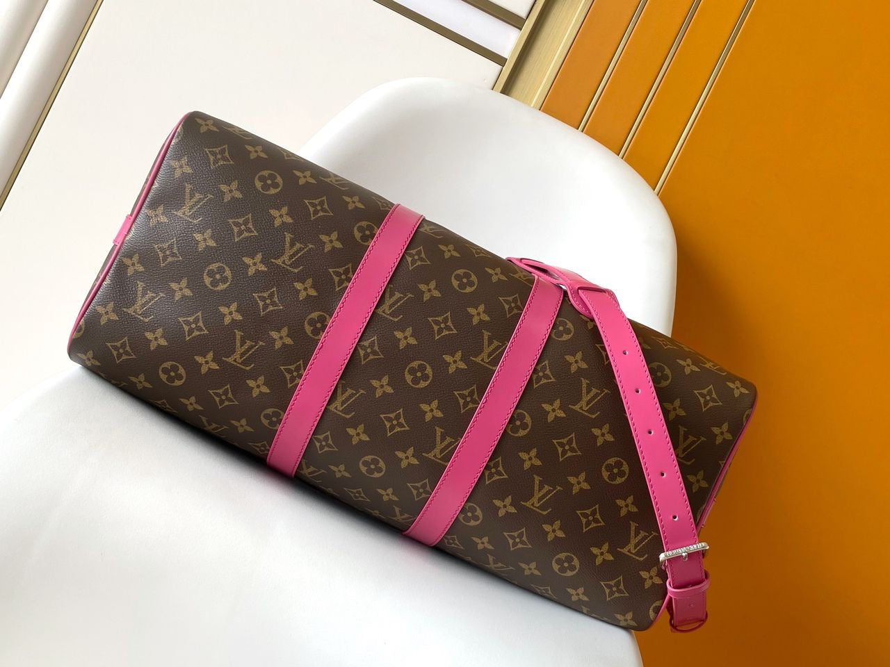Sac Louis Vuitton Keepall Rose