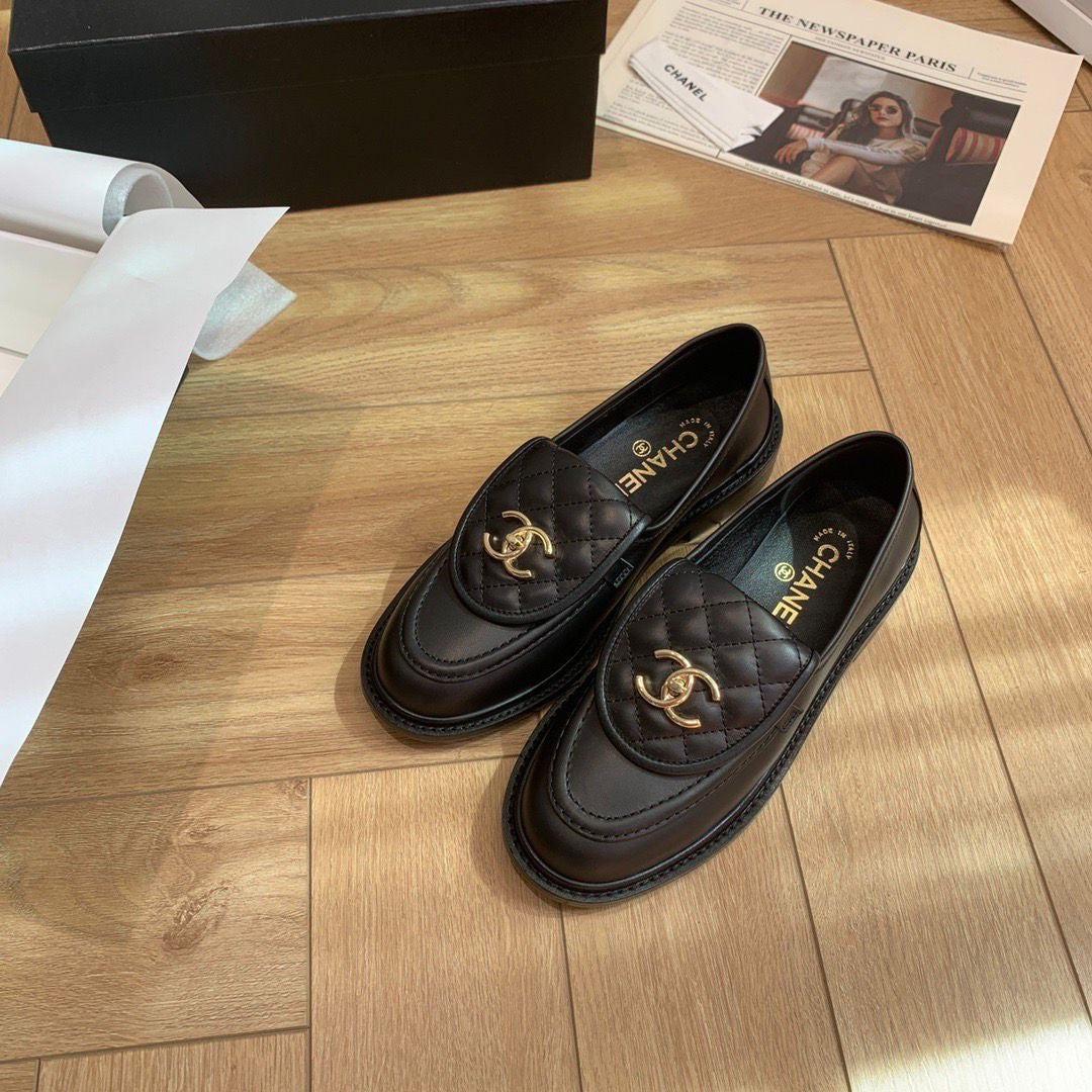 Mocassins Chanel Noir Femme