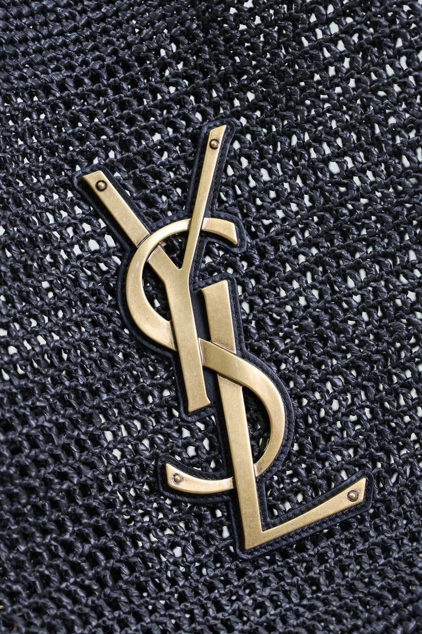 Sac Yves Saint Laurent Icare Raphia Noir