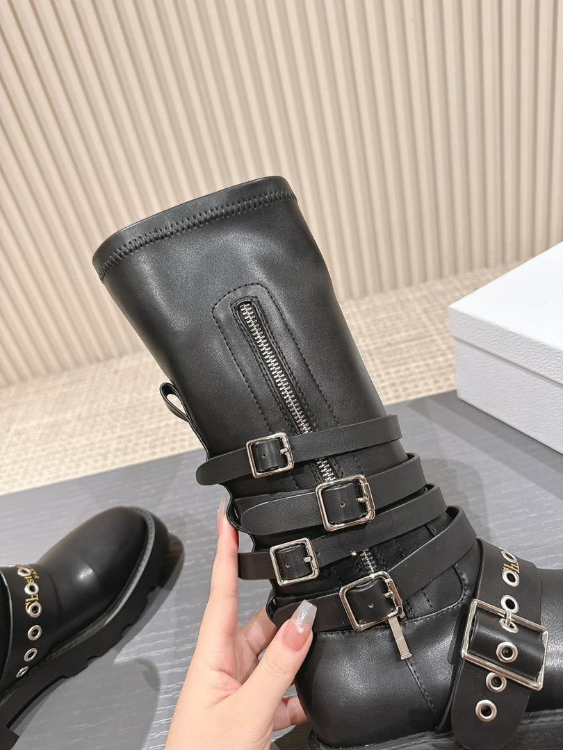 Bottes Dior D-Fight Noir