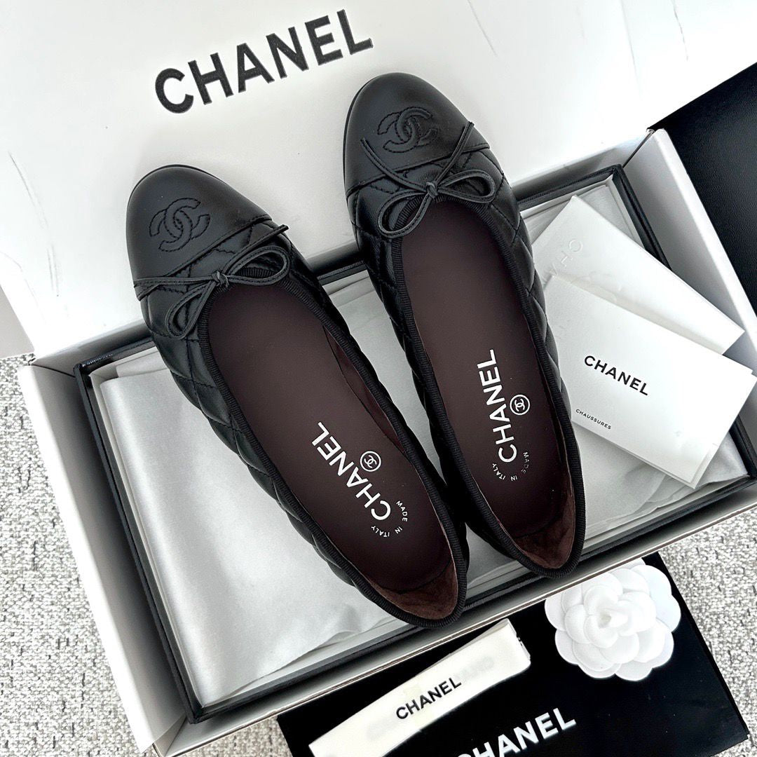 Ballerines Chanel Noir Femme
