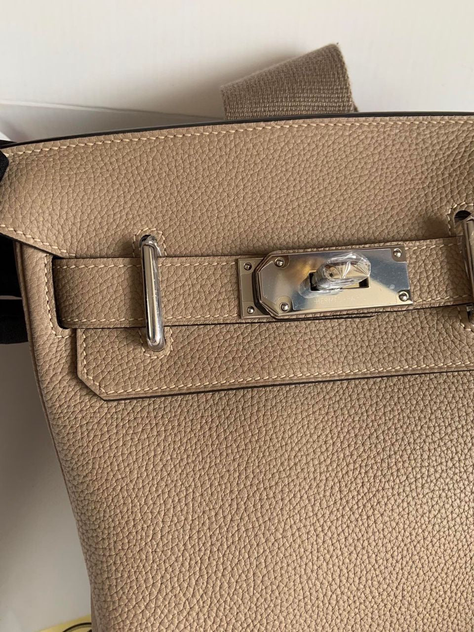 SACOCHE HERMES TAUPE