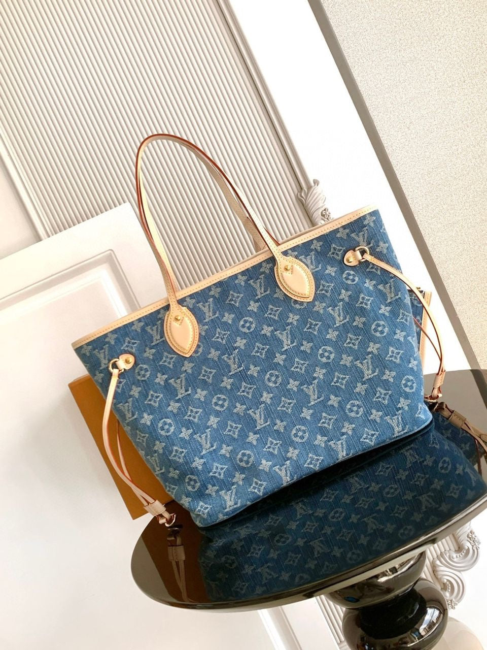 Sac Louis Vuitton Neverfull Denim