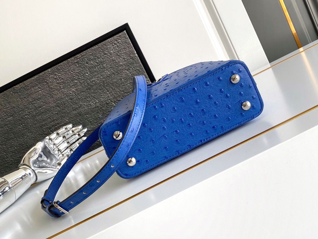 Sac A Main Louis Vuitton Capucines Bleu