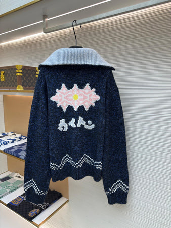 GILET CARDIGAN LOUIS VUITTON BLEU