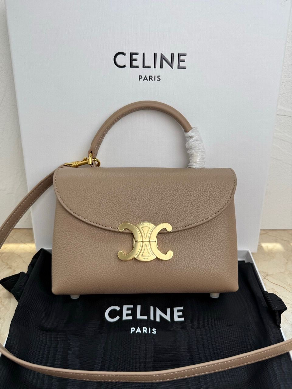 Sac A Main Céline Beige