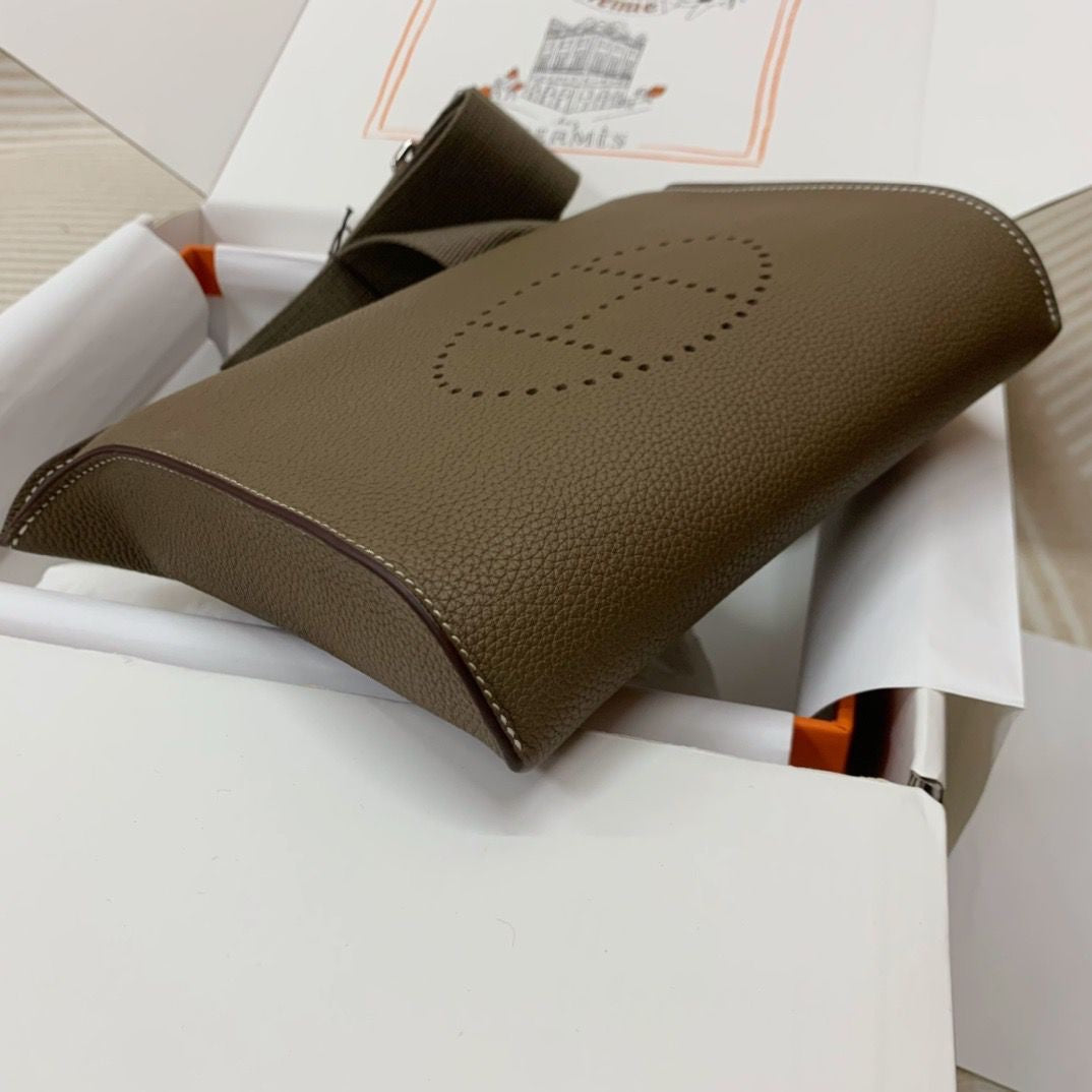 SAC ÉPAULE HERMES ÉTOUPE