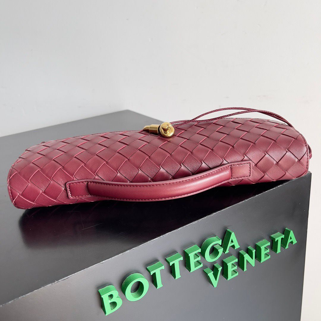 Sac Bottega Veneta Clutch Andiamo Rouge