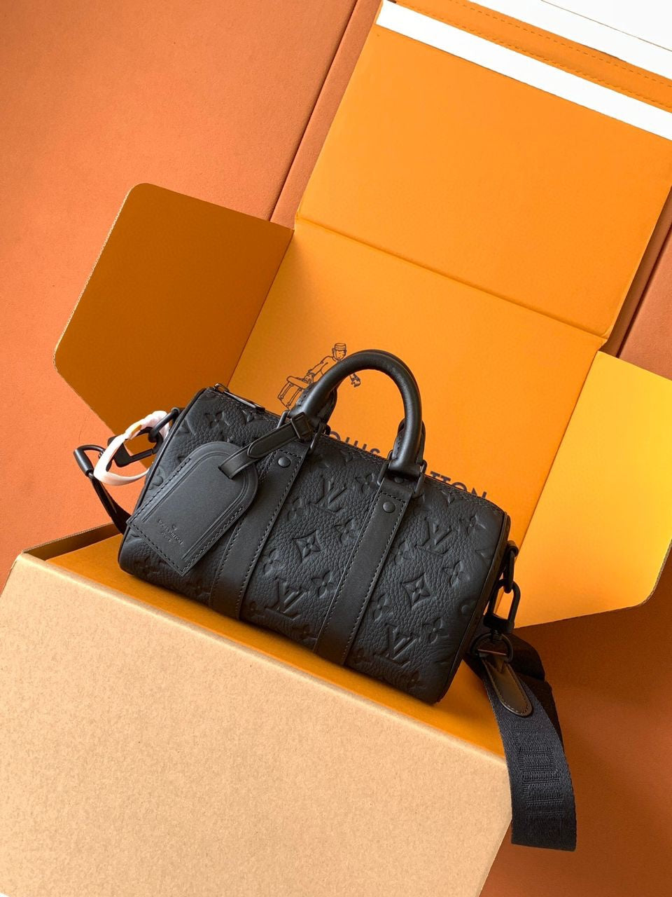 SACOCHE LOUIS VUITTON CITY KEEPALL NOIR