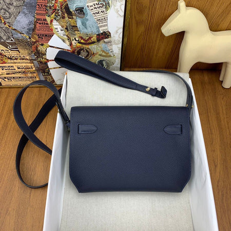 POCHETTE HERMÈS BLEU OR