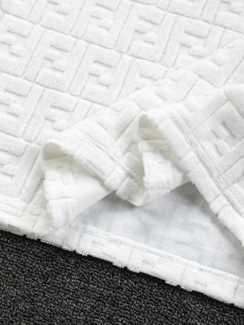 T-SHIRT FENDI FF BLANC