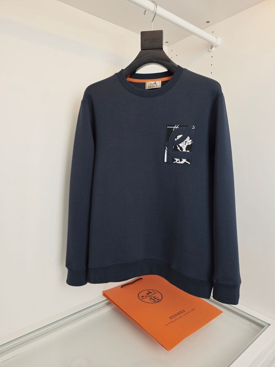 PULL HERMES BLEU MARINE
