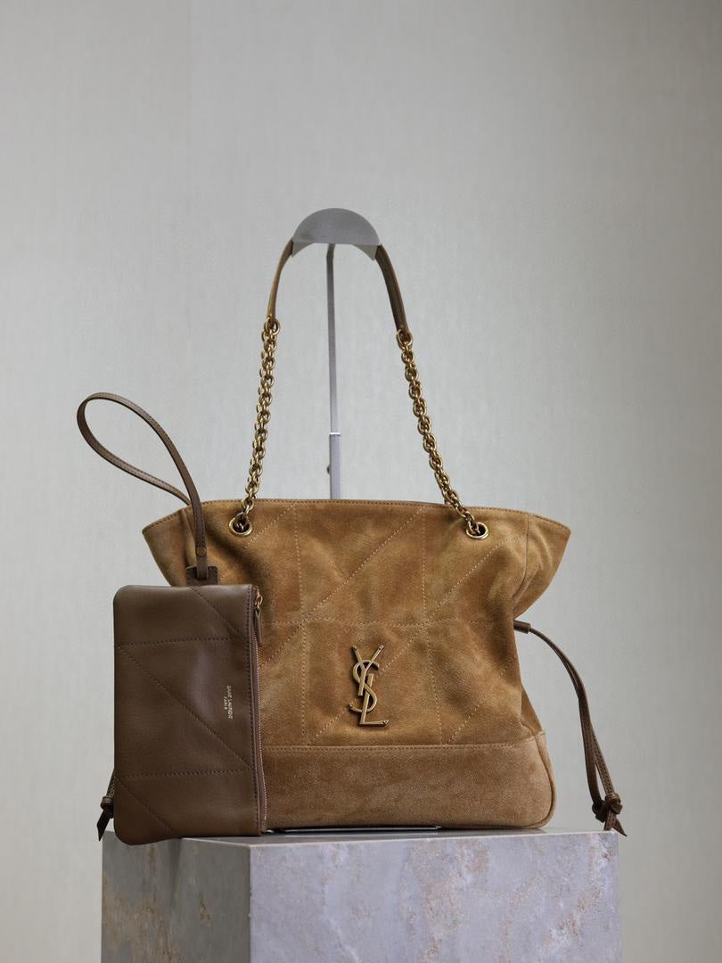 Sac A Main Yves Saint Laurent Daim Beige