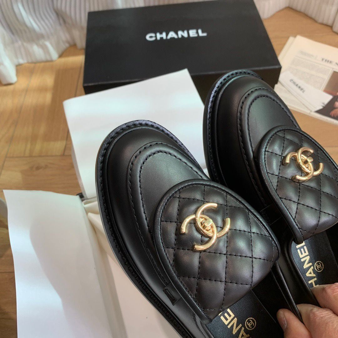 Mocassins Chanel Noir Femme
