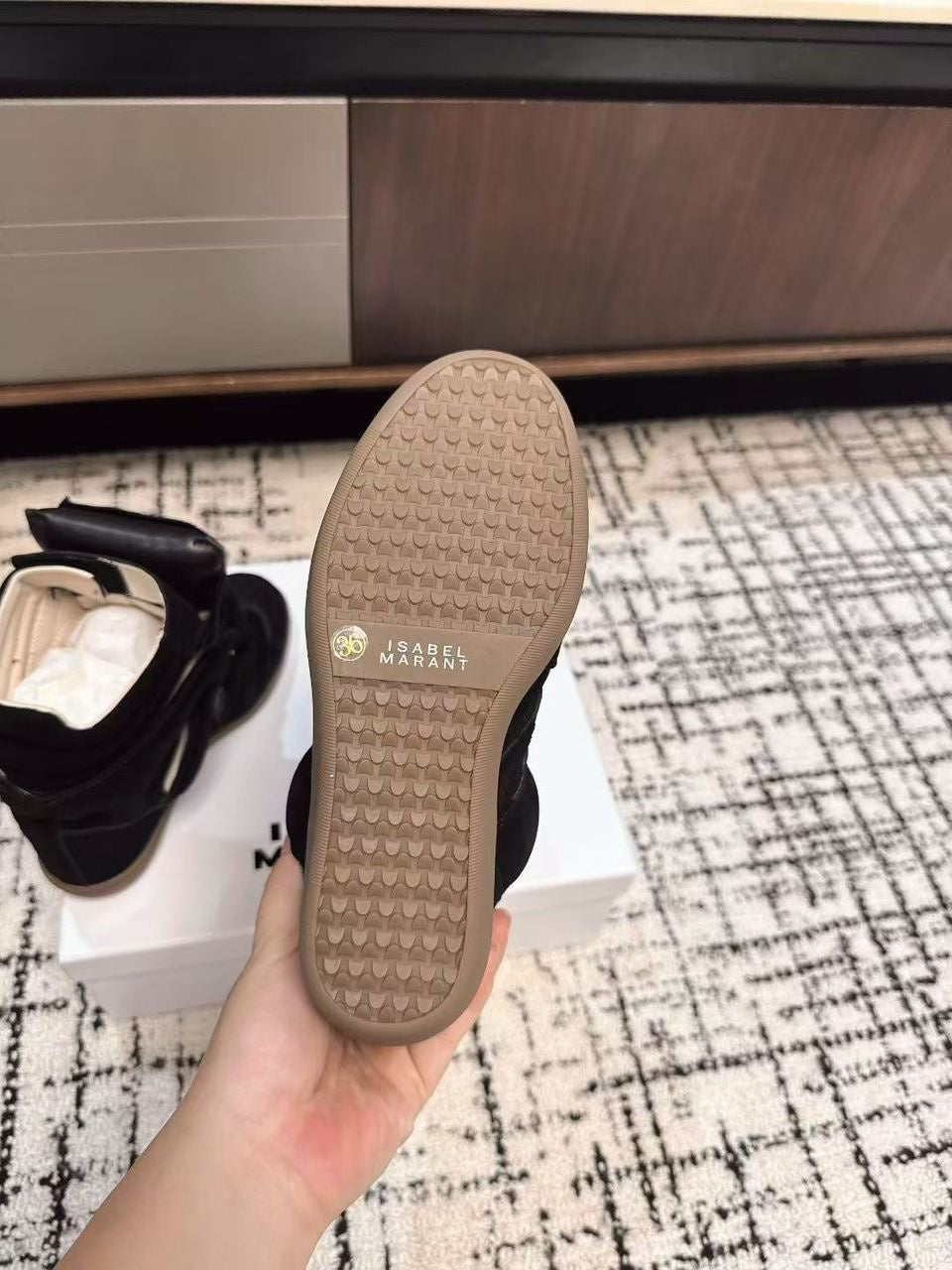 Talons Compensées Isabel Marant Noir