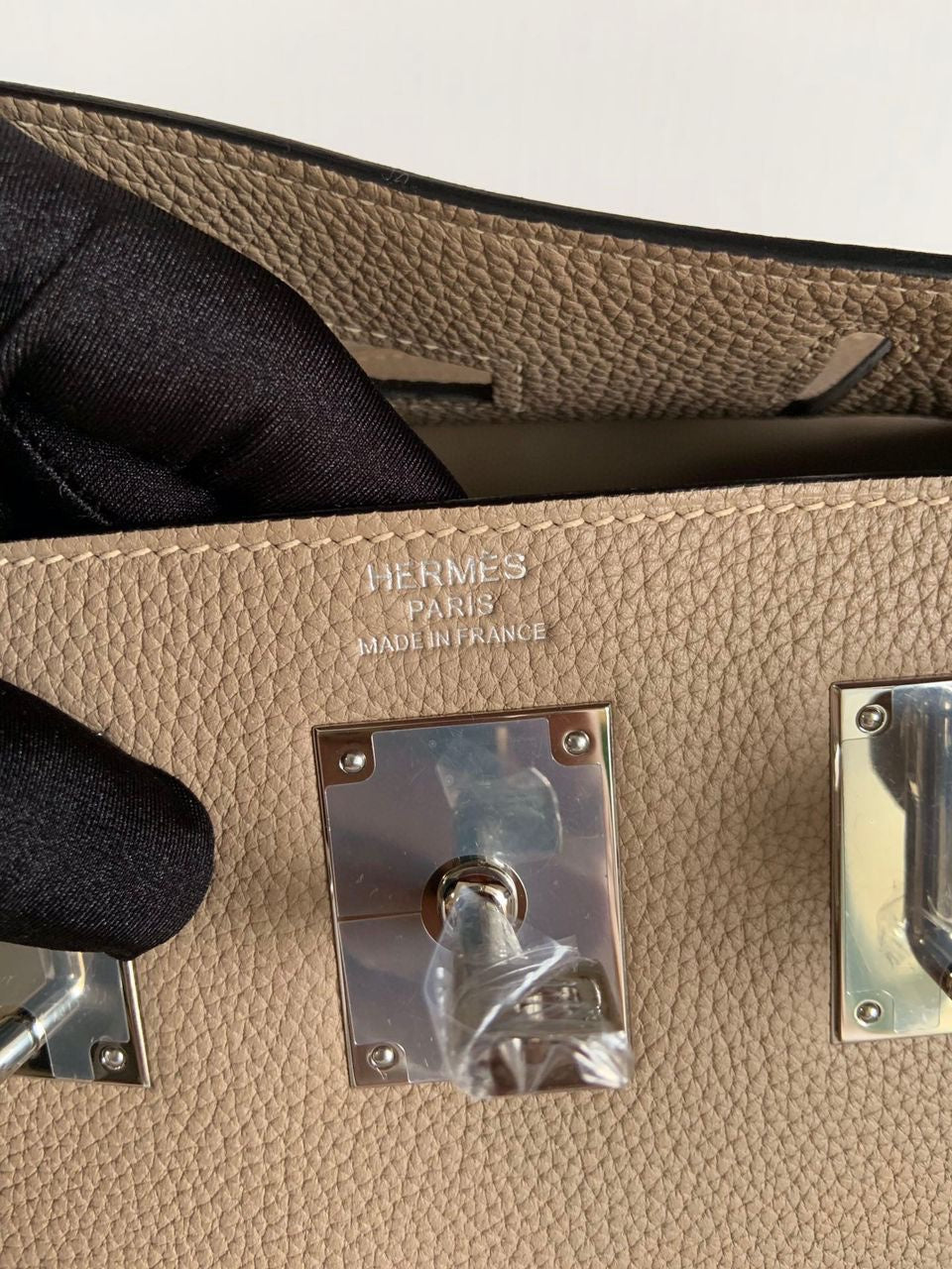 SACOCHE HERMES TAUPE