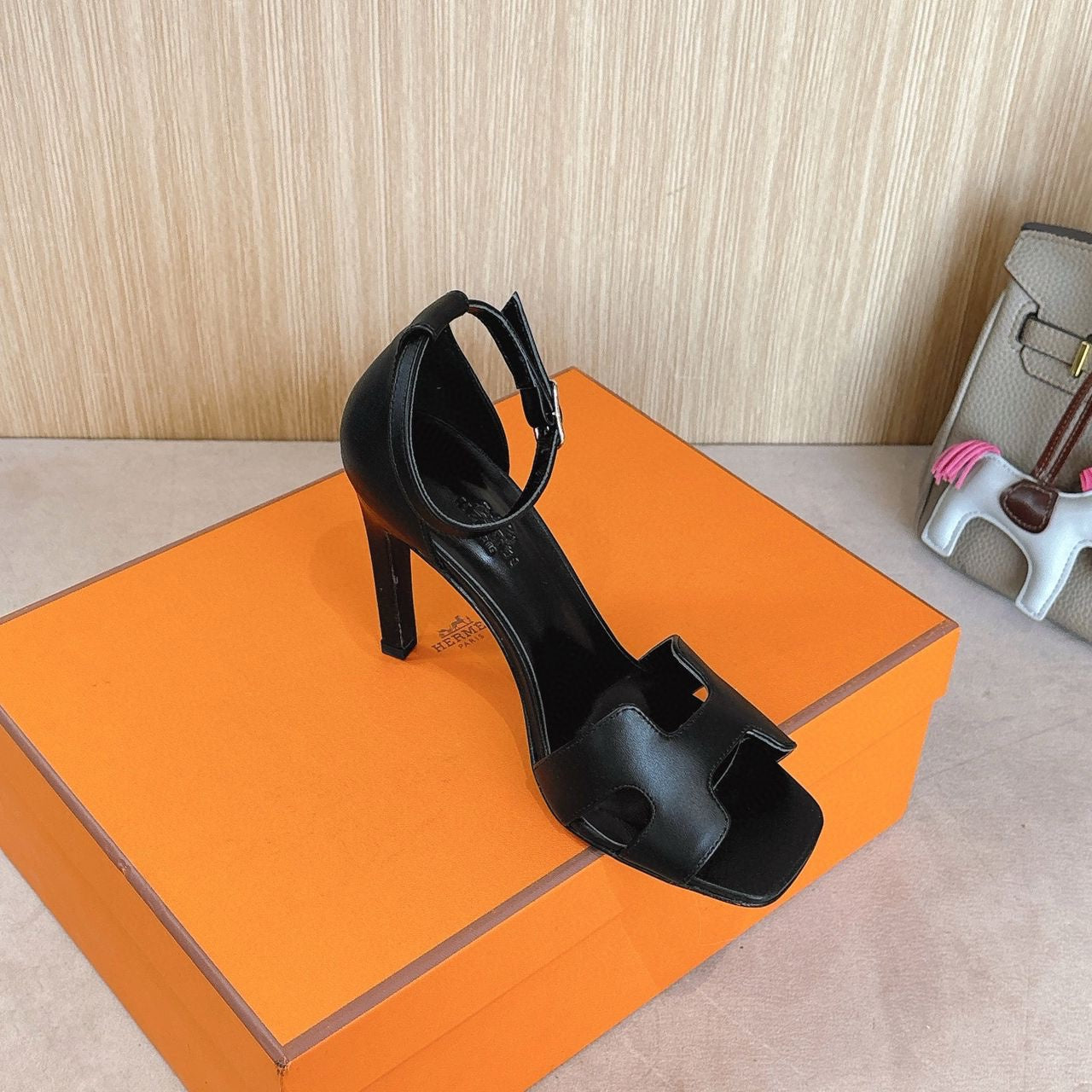 Talons Hermès Noir