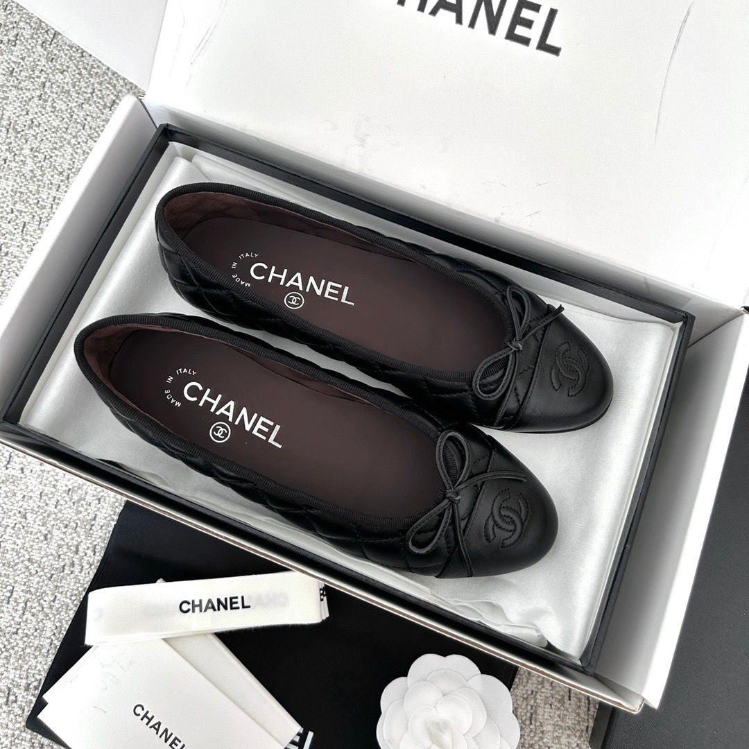 Ballerines Chanel Noir Femme