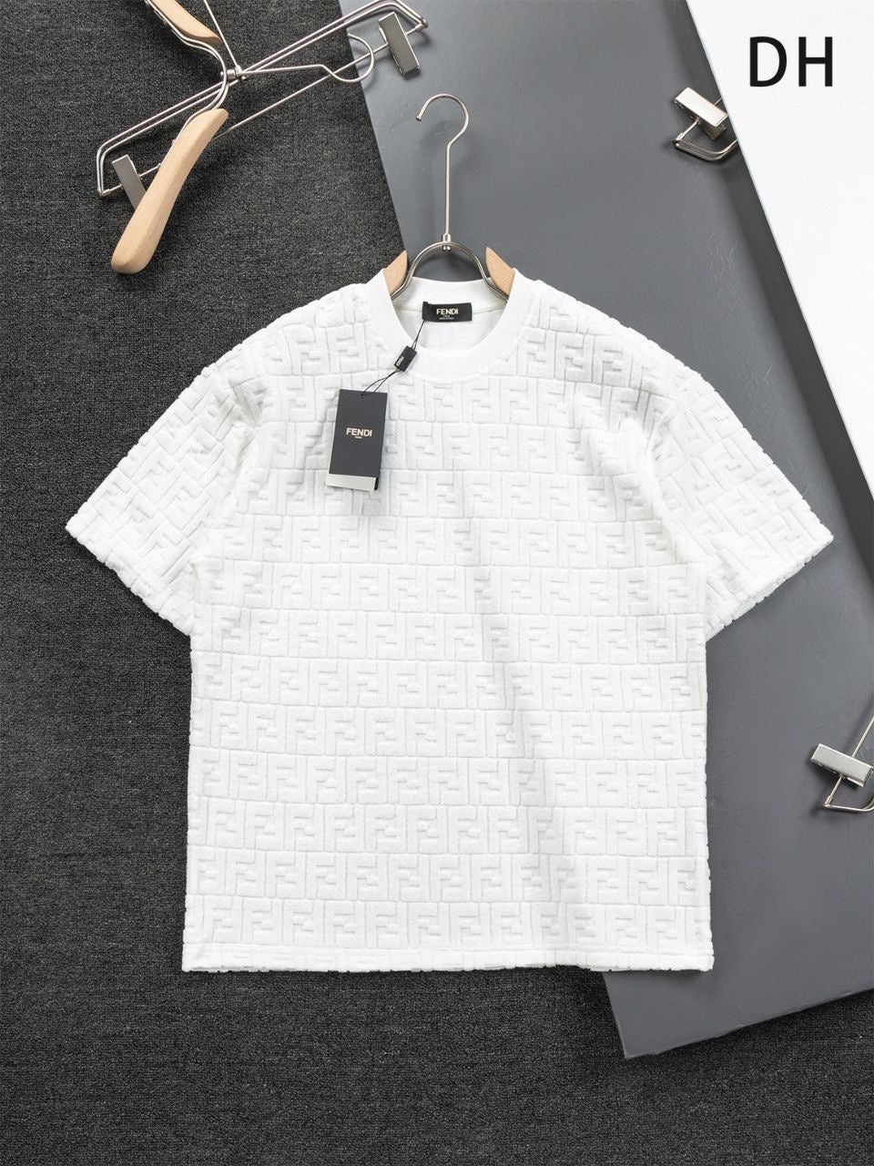 T-SHIRT FENDI FF BLANC