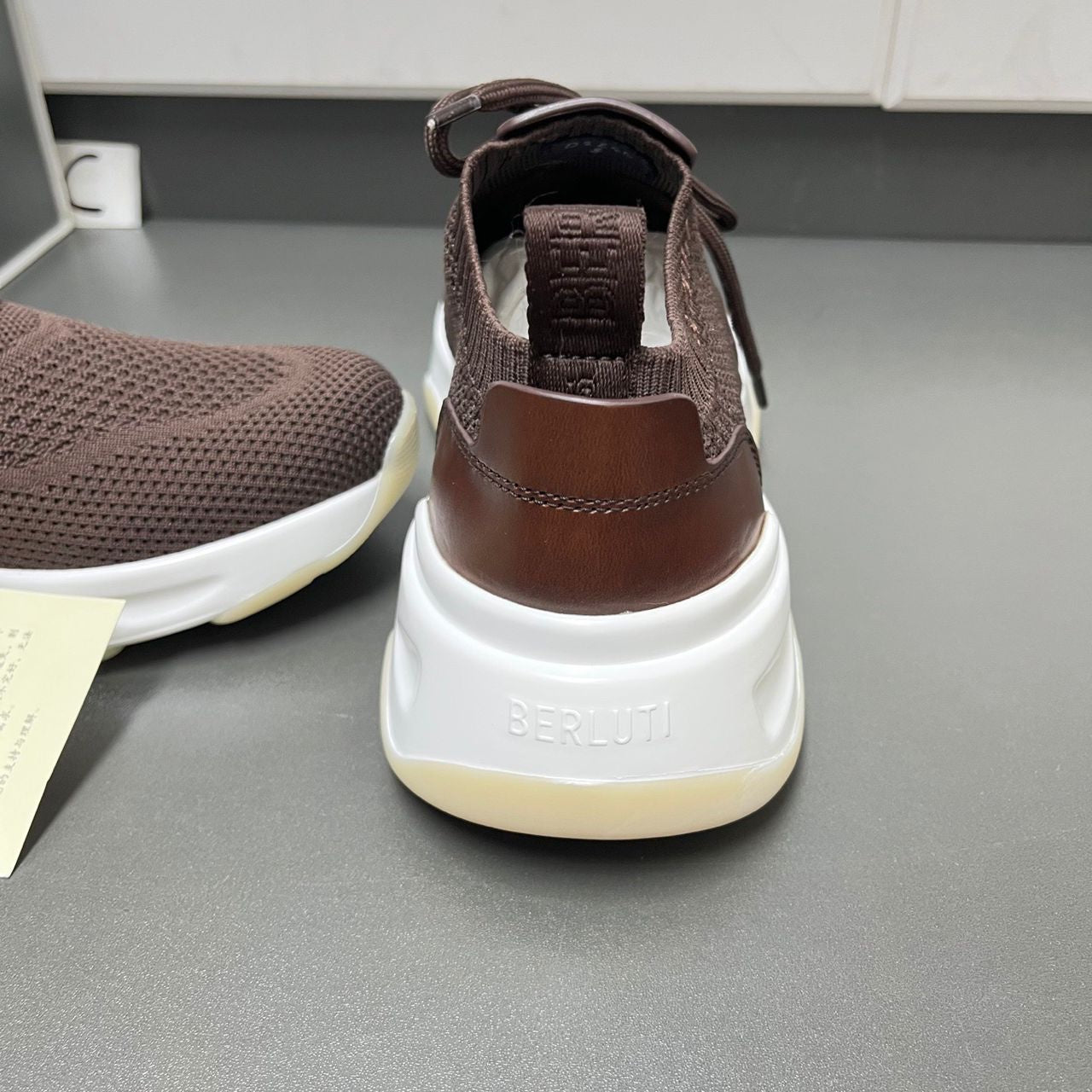 SNEAKERS BERLUTI MARRON