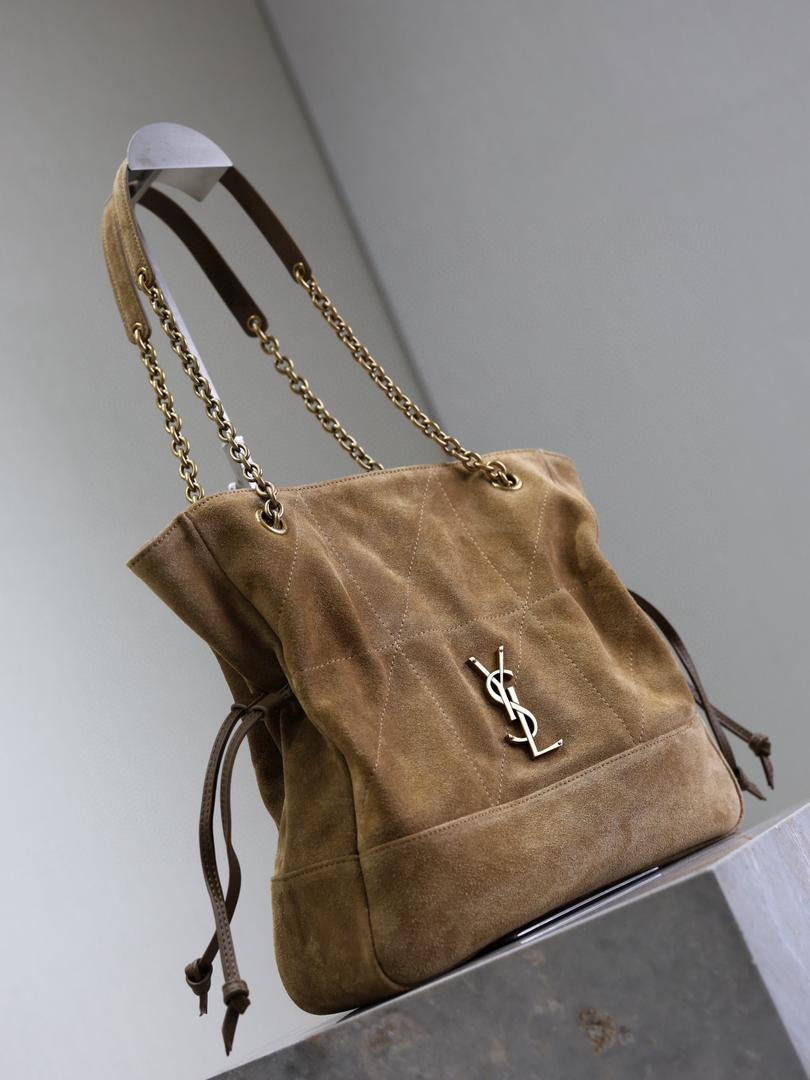 Sac A Main Yves Saint Laurent Daim Beige